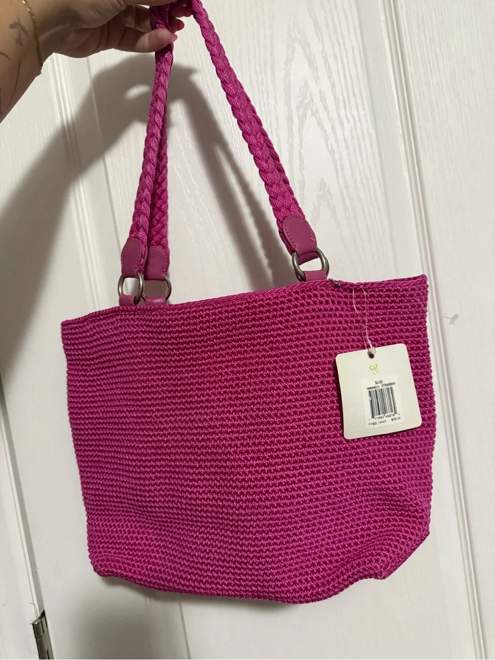 Pink Tote Bag - Stylish Everyday Shoulder Bag